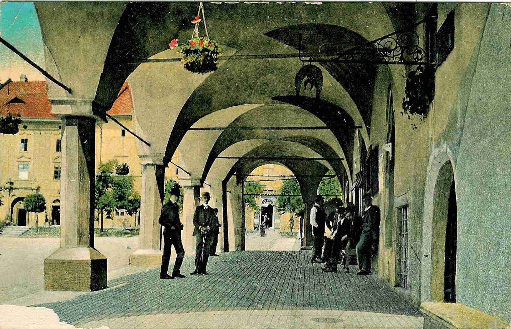 A Városház árkádja 1913