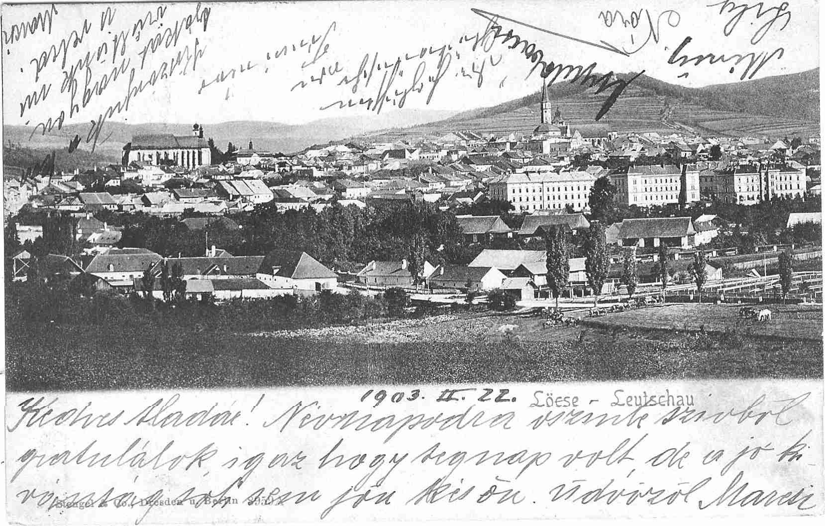 Látkép délről 1903