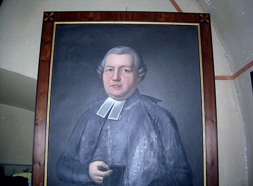 Weisz János (1725-1789) ev. lelkész, a kép a lőcsei evangélikus templom sekrestyéjében függ